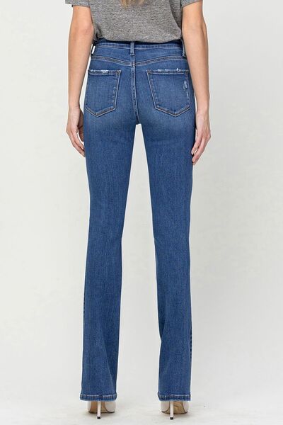 High Waist Bootcut Jeans - Bottoms - Pants - 2 - 2024