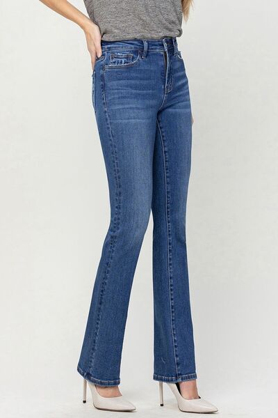 High Waist Bootcut Jeans - Bottoms - Pants - 4 - 2024
