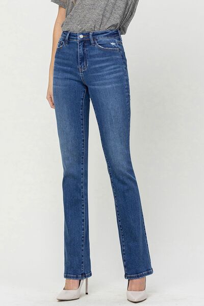 High Waist Bootcut Jeans - Bottoms - Pants - 7 - 2024
