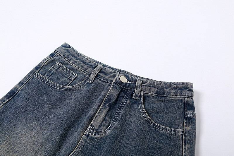 High Waist Denim Skirts - Bottoms - Pants - 9 - 2024