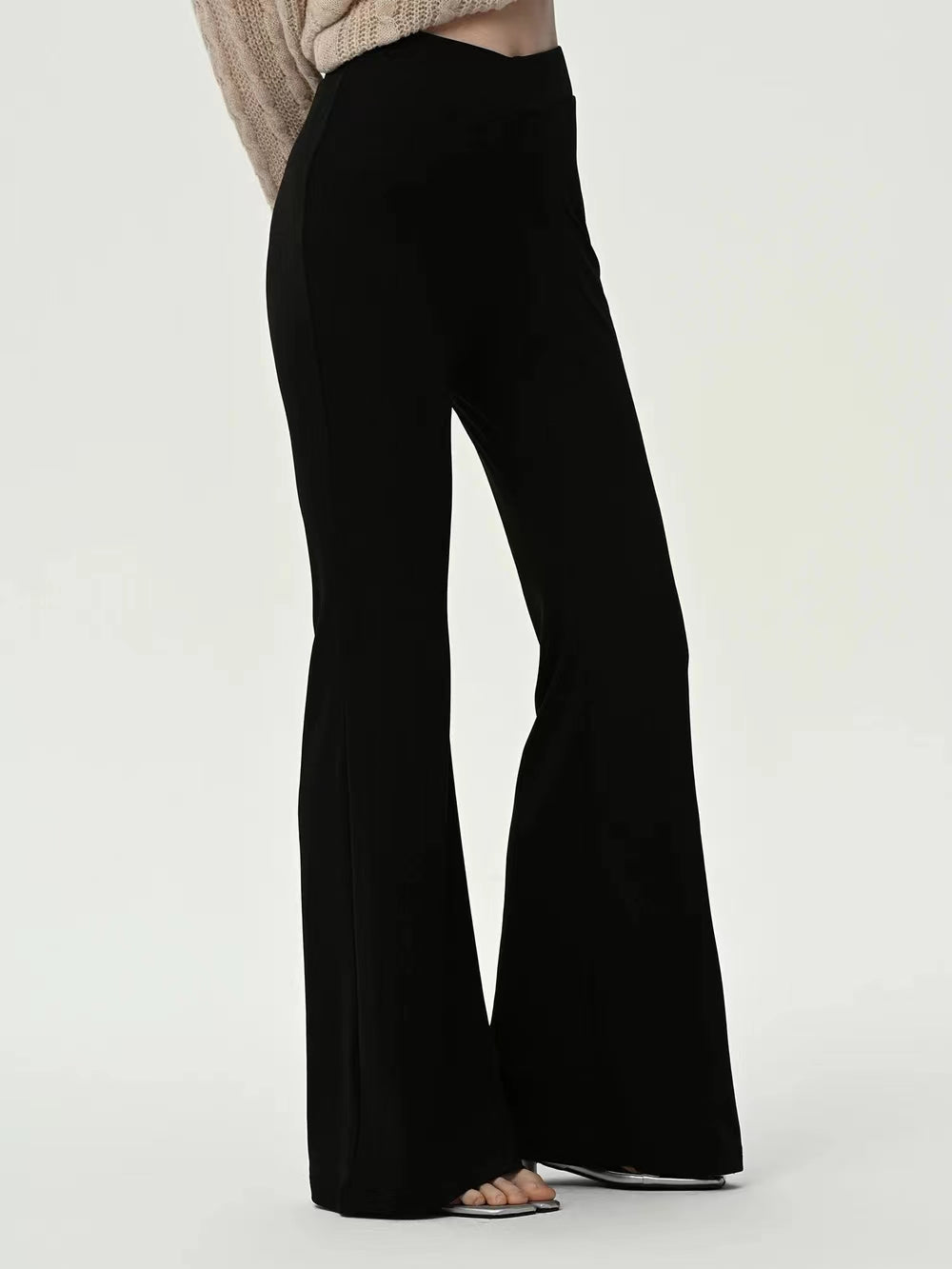 High Waist Flare Leg Pants - Bottoms - Pants - 7 - 2024