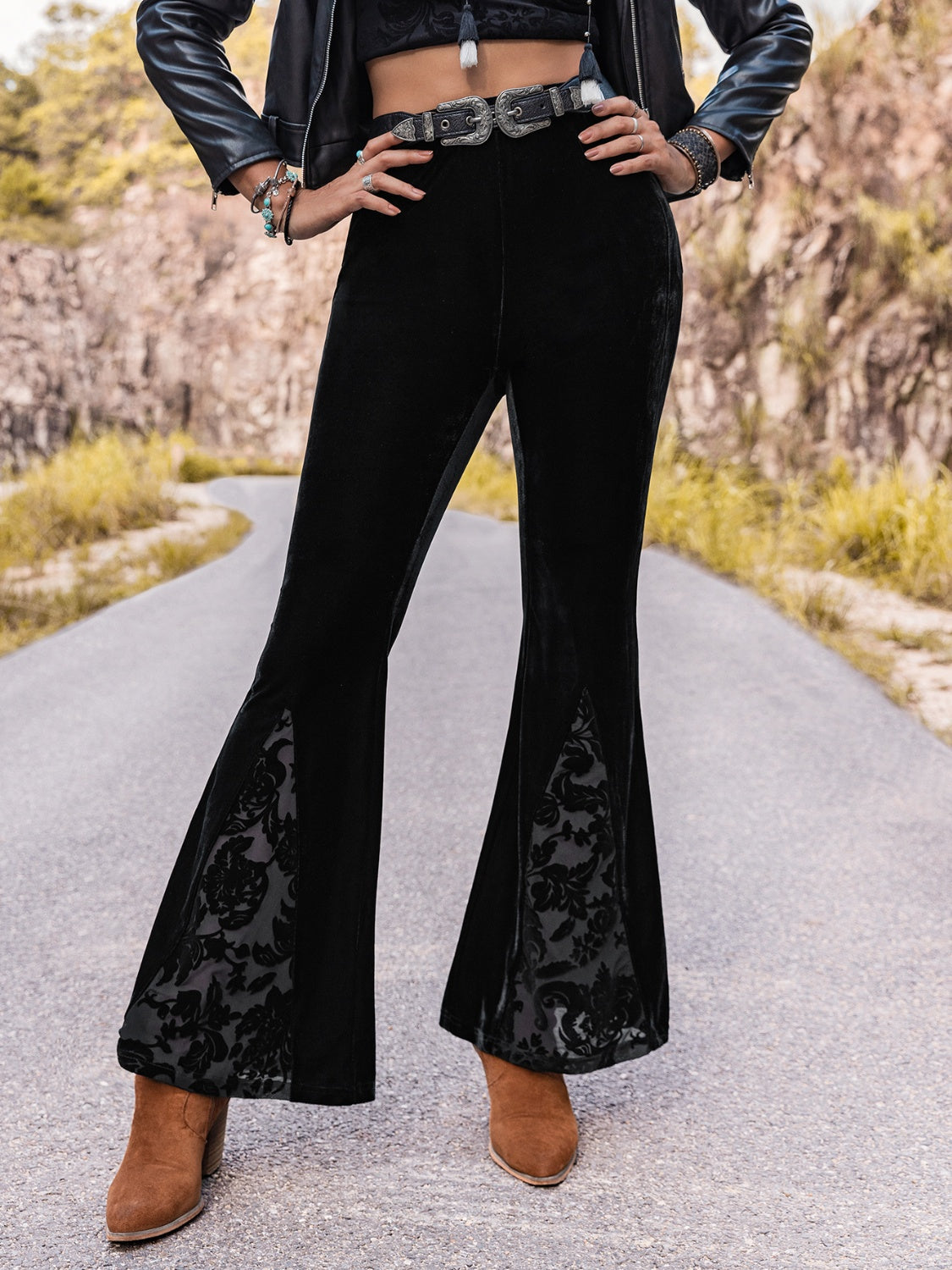 High Waist Flare Leg Pants - Bottoms - Pants - 3 - 2024