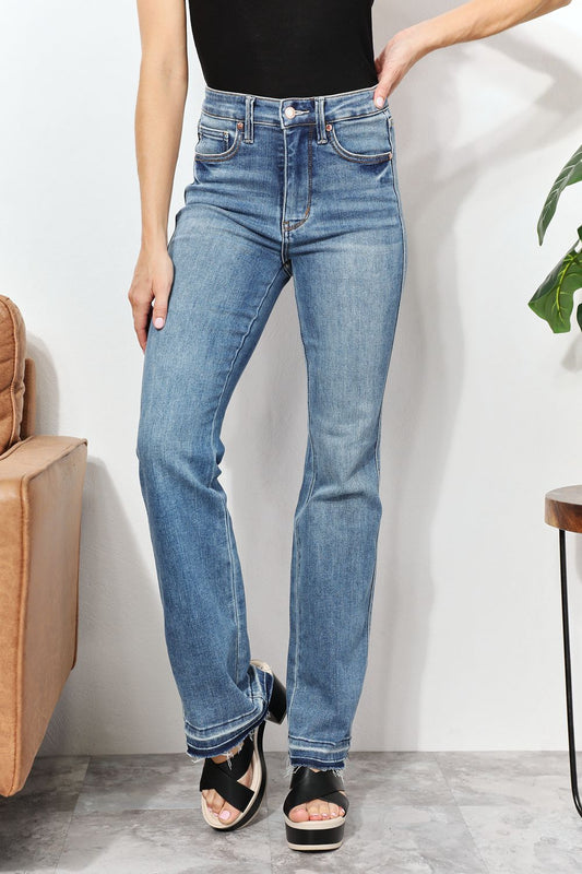 High Waist Jeans with Pockets - Medium / 0(24) - Bottoms - Pants - 1 - 2024