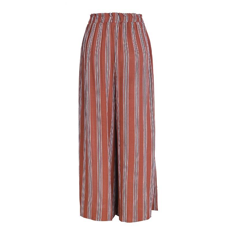 High Waist Loose Striped Pants - Bottoms - Skirts - 1 - 2024