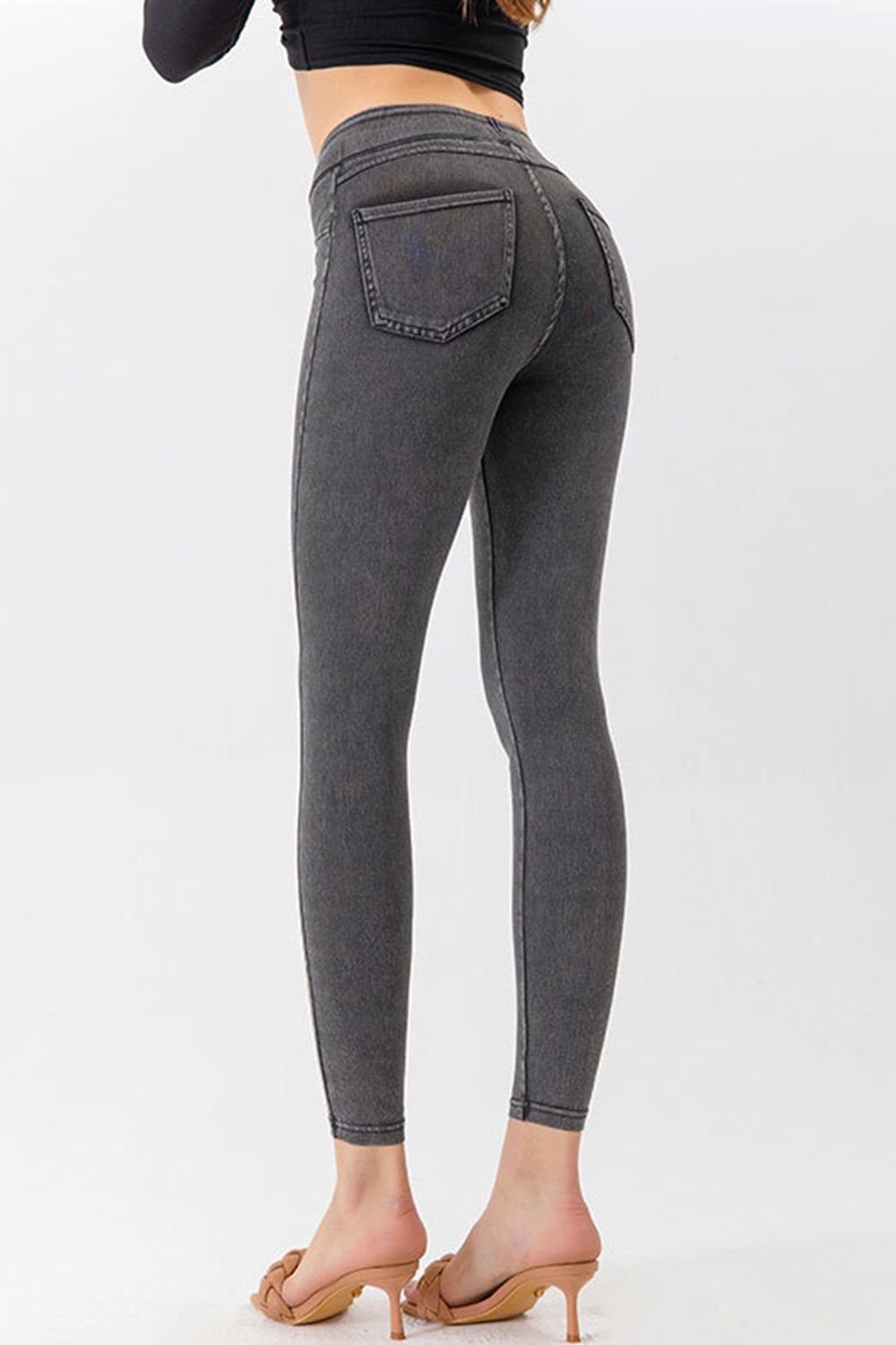 High Waist Skinny Jeans - Bottoms - Pants - 8 - 2024