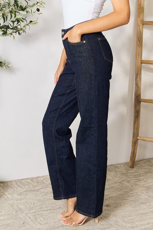 High Waist Wide Leg Jeans - Bottoms - Pants - 6 - 2024