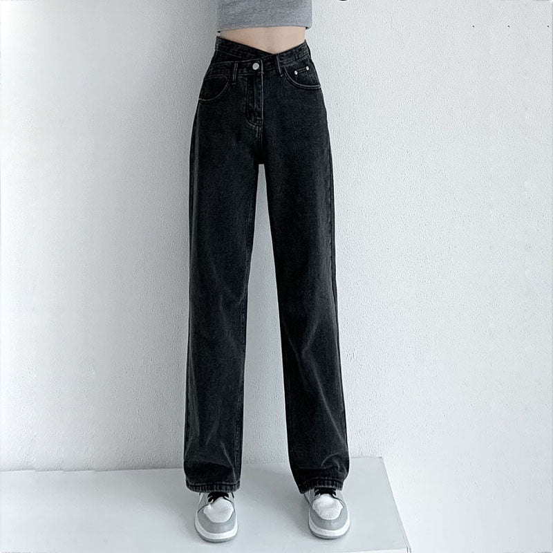 High Waist Wide Leg Jeans - Black / M / Nearest Warehouse - Bottoms - Pants - 7 - 2024