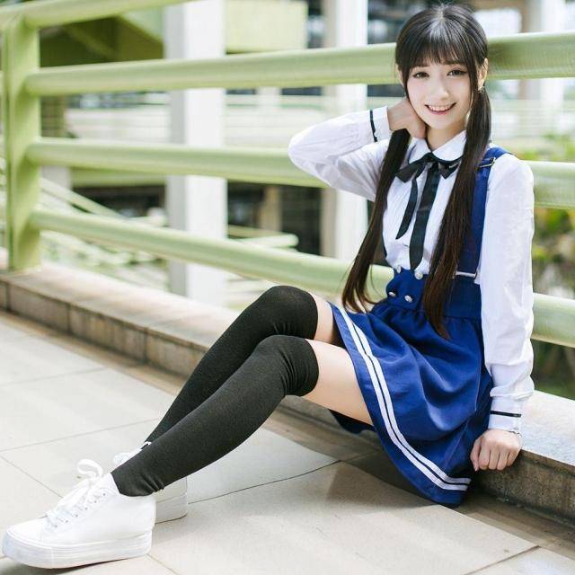 Japanese School Uniform - Blue Long / L - Bottoms - Clothing - 14 - 2024