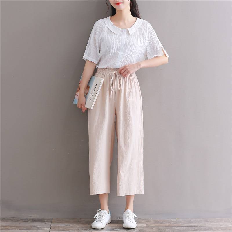 Japanese Styled Pants - Bottoms - Dresses - 1 - 2024