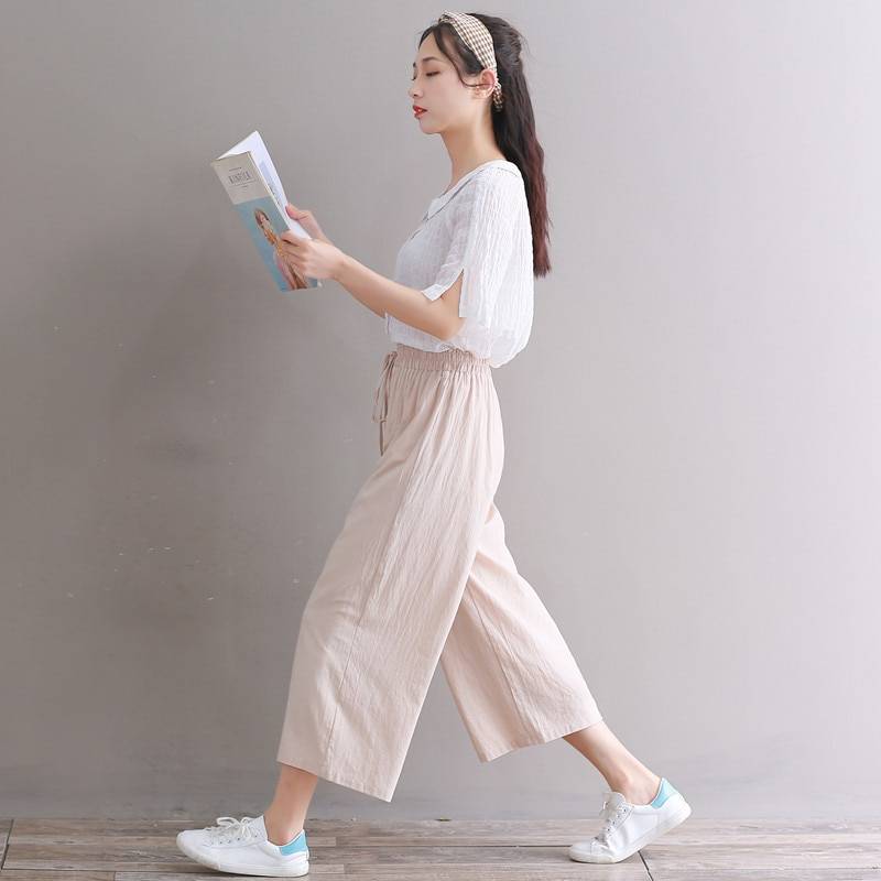 Japanese Styled Pants - Bottoms - Dresses - 4 - 2024