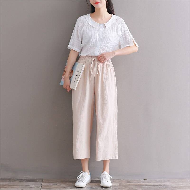 Japanese Styled Pants - Bottoms - Dresses - 7 - 2024