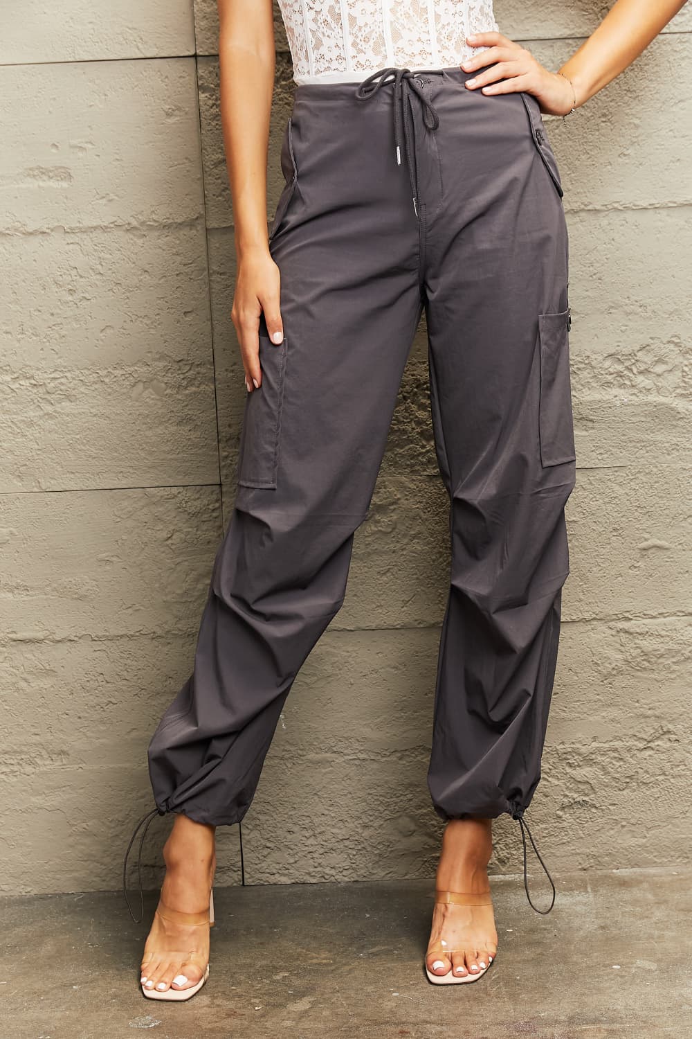 Joggers with Pockets - Gray / S - Bottoms - Pants - 1 - 2024