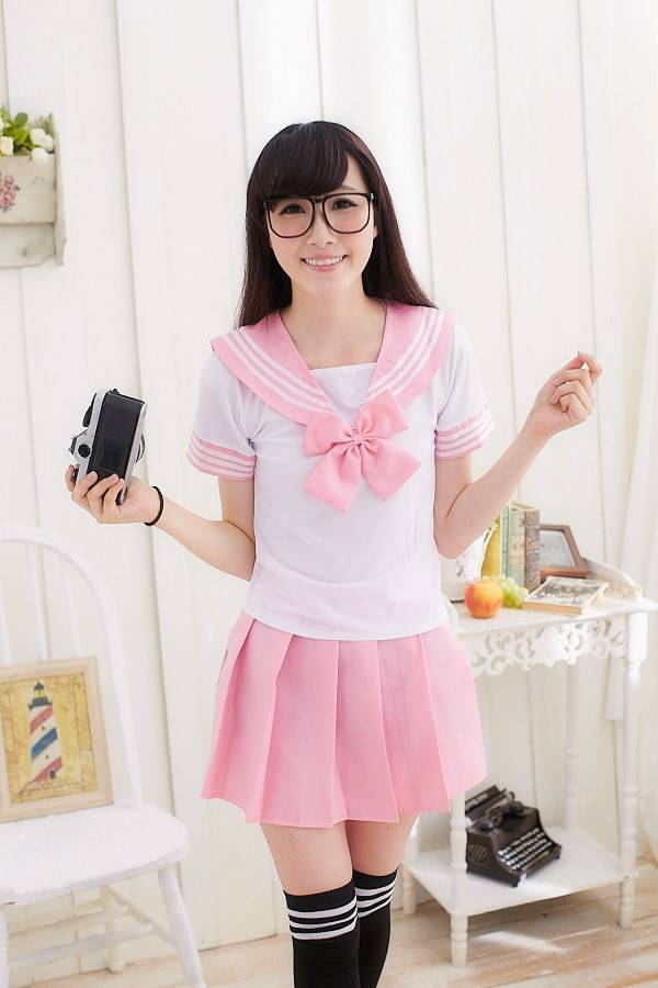 Kawaii Japanese School Uniform Anime - Pink / XL - Bottoms - Shirts & Tops - 16 - 2024