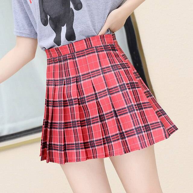 Kawaii Pastel Street Fashion Skirts - Red / XS - Bottoms - Skirts - 20 - 2024