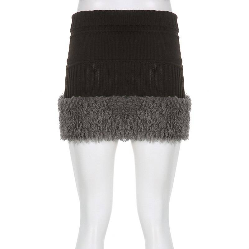 Knitted Retro Mini Skirt - Bottoms - Clothing - 5 - 2024