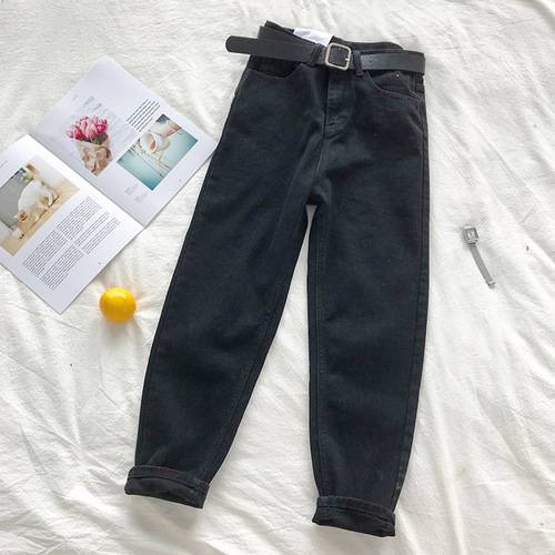 Korean High Waist Jeans - Black / M / China - Bottoms - Pants - 17 - 2024