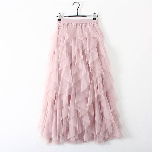 Korean Ruffle Tutu Skirts - Pink / One Size - Bottoms - Shirts & Tops - 15 - 2024