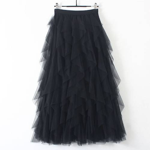 Korean Ruffle Tutu Skirts - Black / One Size - Bottoms - Shirts & Tops - 14 - 2024