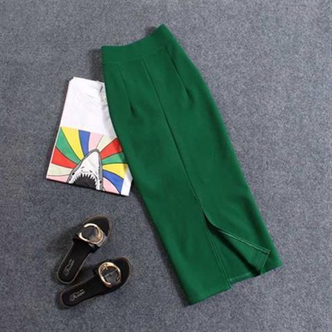 Korean Slim Stretch Pencil Skirts - Dark Green / XL - Bottoms - Shirts & Tops - 26 - 2024
