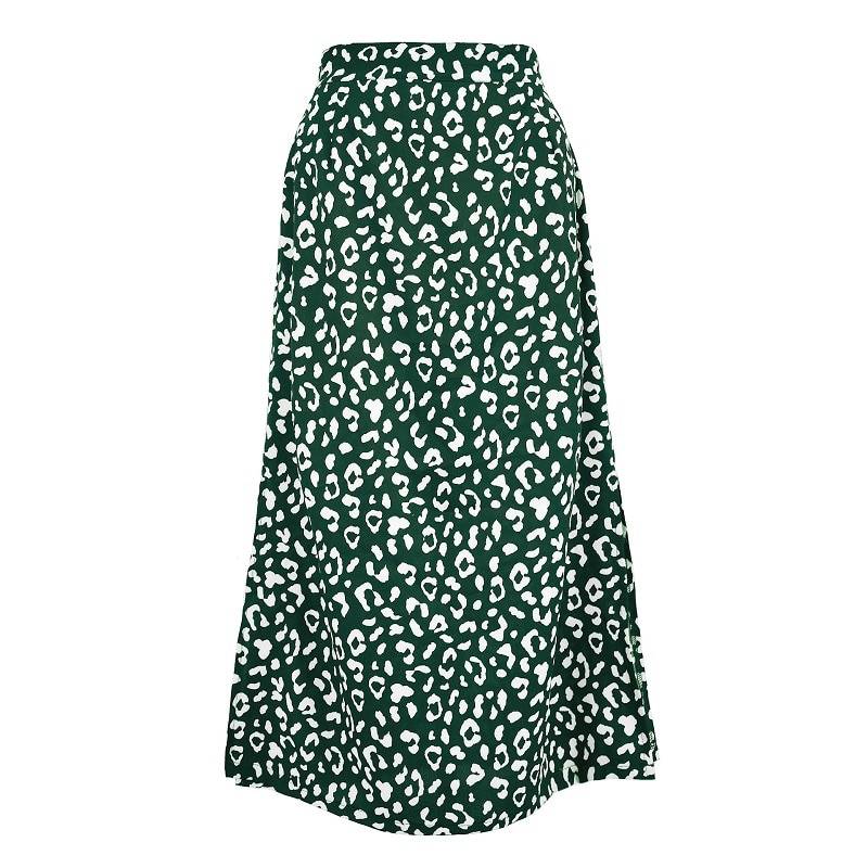 Leopard Pattern Midi Skirts - Bottoms - Clothing - 12 - 2024