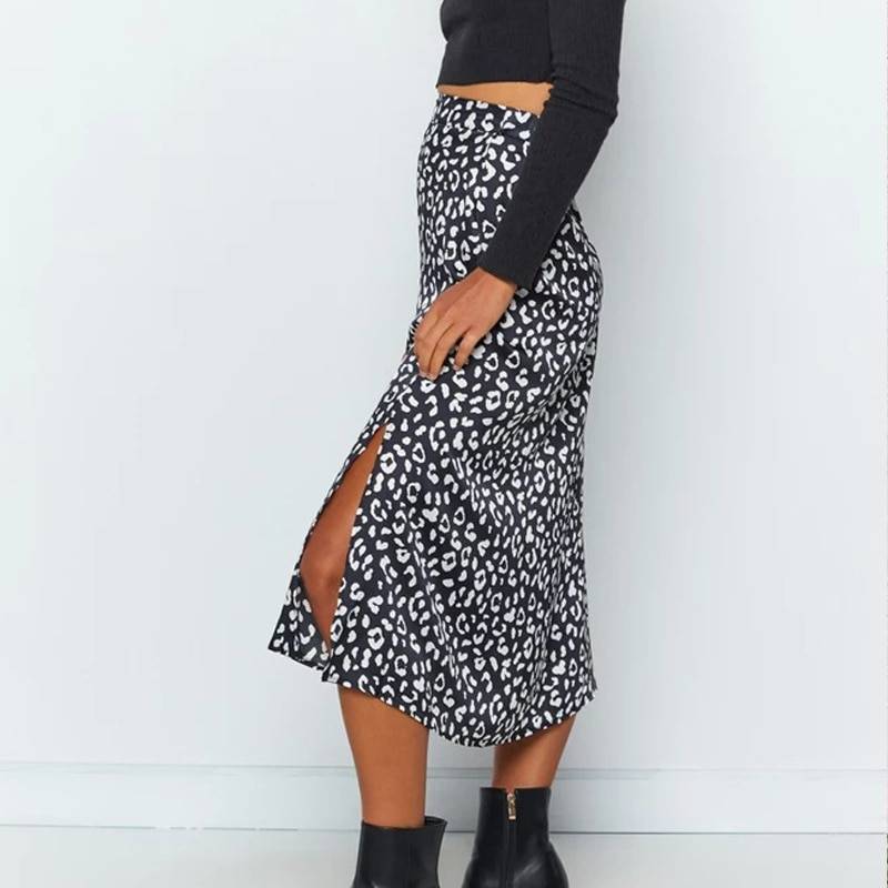 Leopard Pattern Midi Skirts - Bottoms - Clothing - 2 - 2024