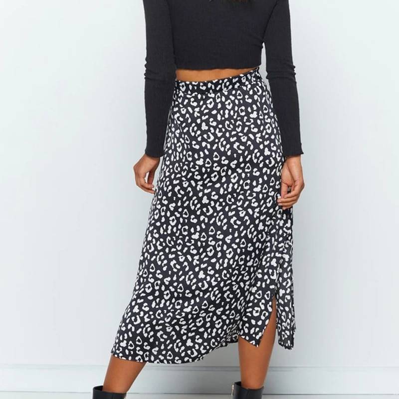 Leopard Pattern Midi Skirts - Bottoms - Clothing - 9 - 2024