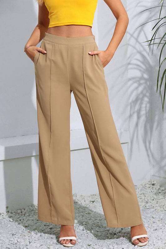 Long Pants with Pockets - Beige / S - Bottoms - Pants - 1 - 2024