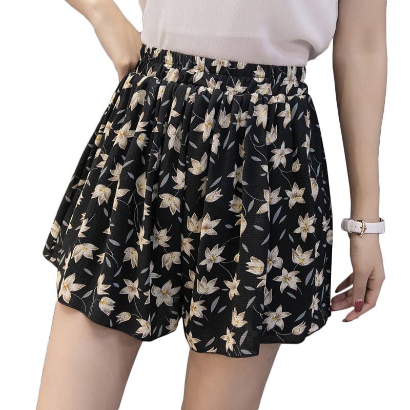 Loose Boho Floral Chiffon Shorts - Bottoms - Clothing - 2 - 2024