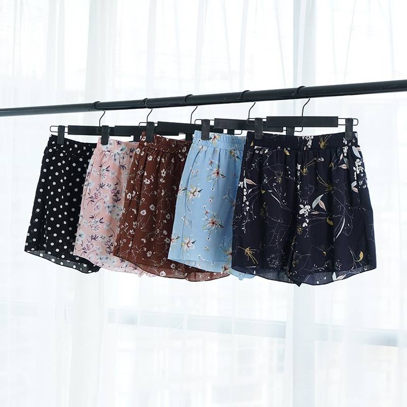 Loose Boho Floral Chiffon Shorts - Bottoms - Clothing - 3 - 2024