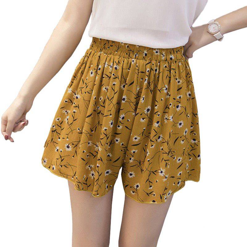 Loose Boho Floral Chiffon Shorts - Bottoms - Clothing - 1 - 2024
