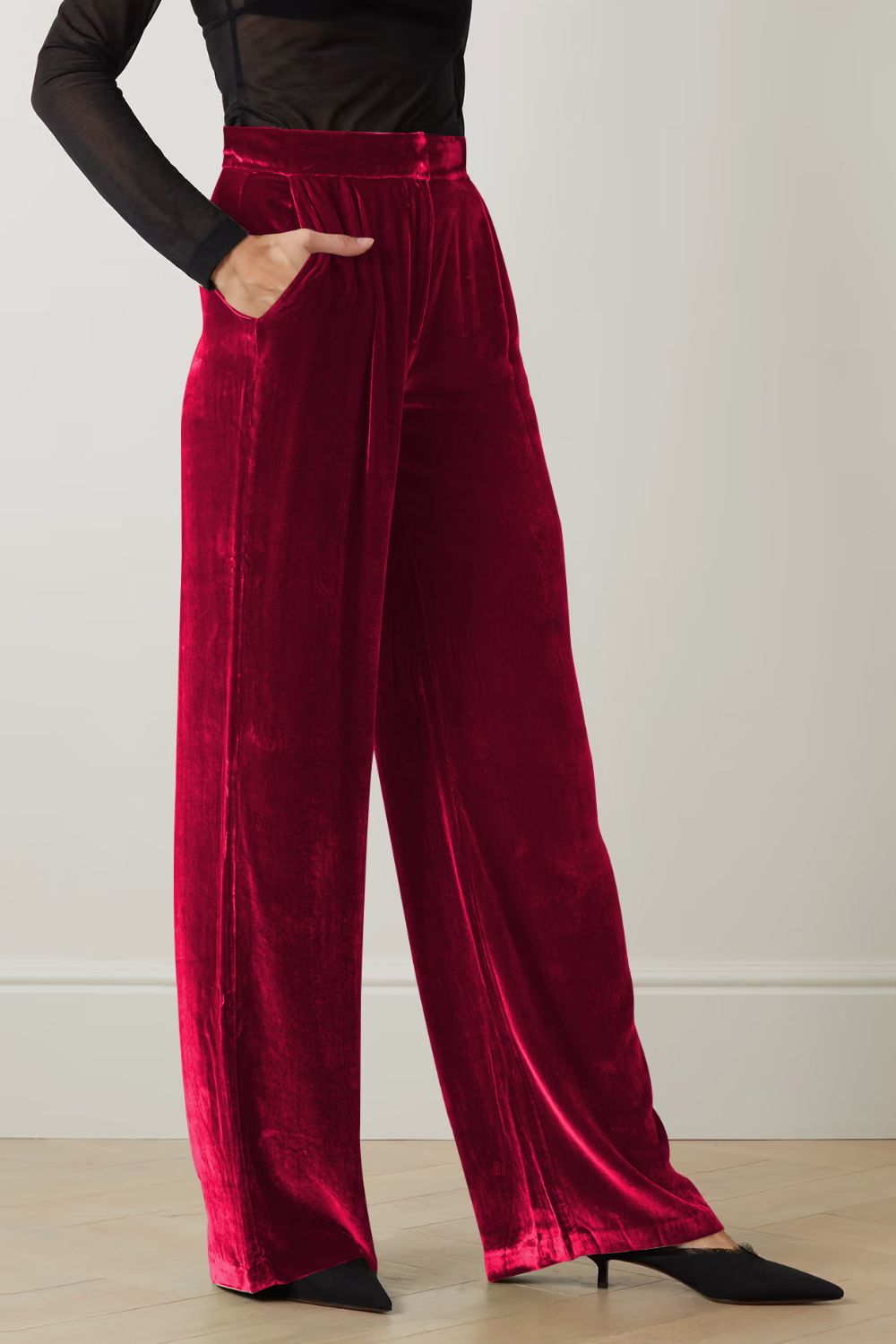 Loose Fit High Waist Long Pants with Pockets - Bottoms - Pants - 16 - 2024