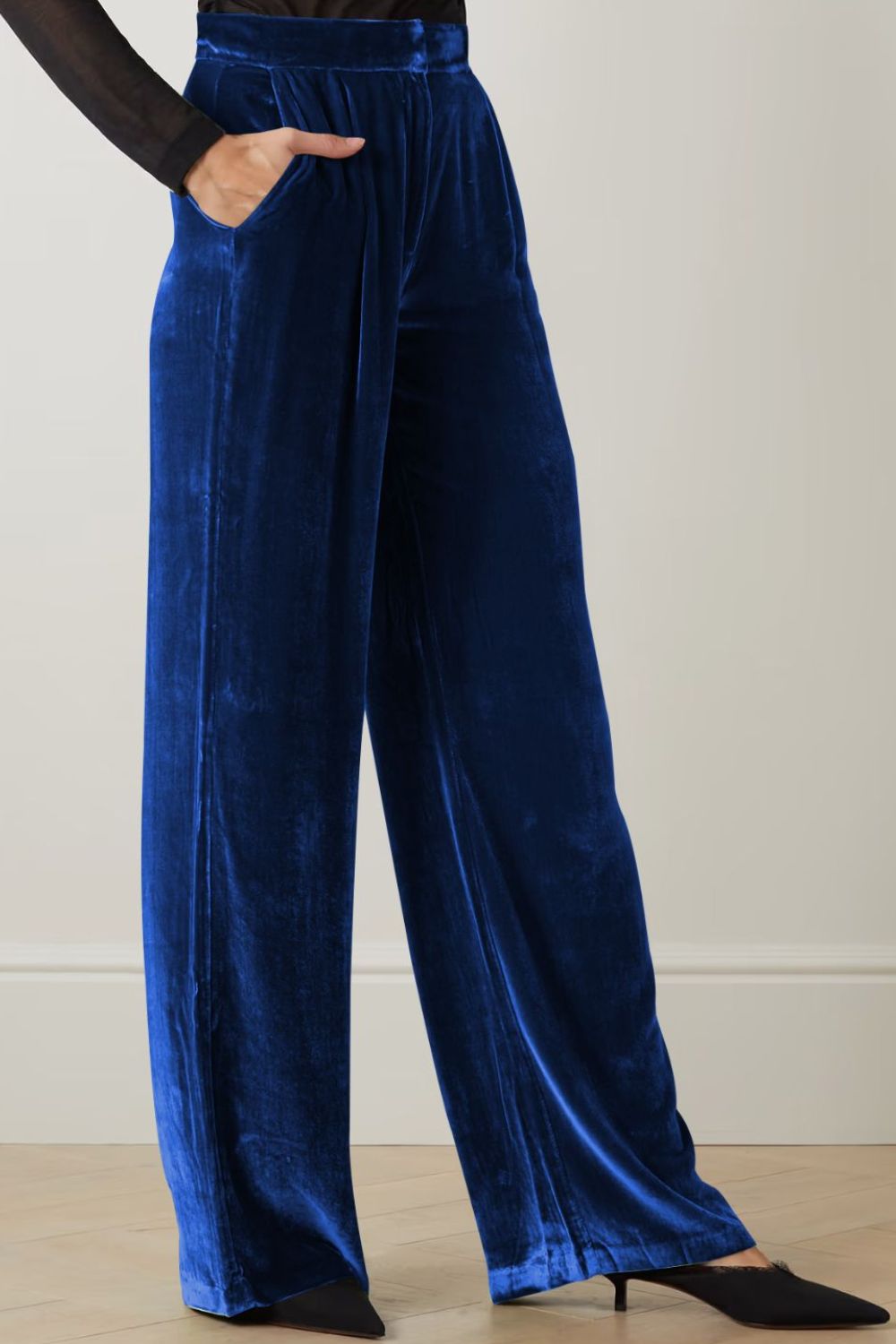 Loose Fit High Waist Long Pants with Pockets - Bottoms - Pants - 13 - 2024