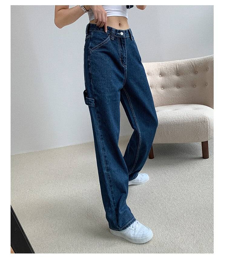 Loose High Waist Jeans - Bottoms - Shirts & Tops - 10 - 2024