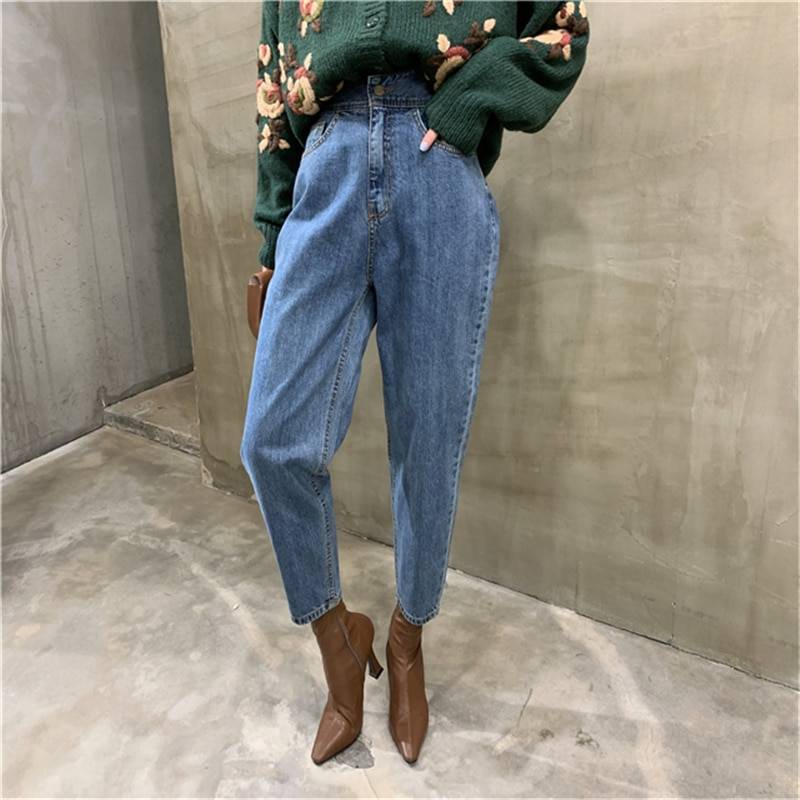 Loose Korean Jeans for Women - Bottoms - Pants - 8 - 2024