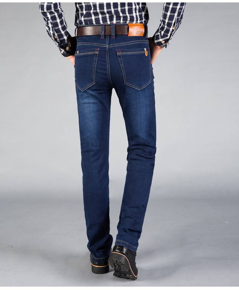 Men’s Blue Straight Jeans - Bottoms - Shirts & Tops - 8 - 2024