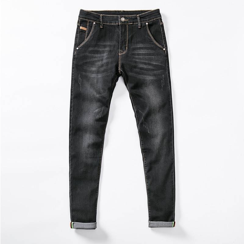 Men’s Casual Stretchy Jeans - Black / 36 - Bottoms - Pants - 7 - 2024