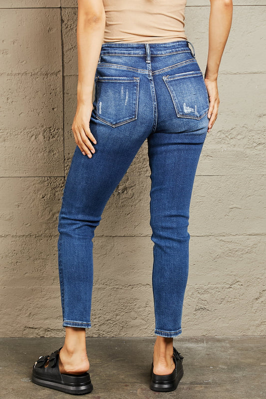Mid Rise Distressed Slim Jeans - Bottoms - Pants - 2 - 2024