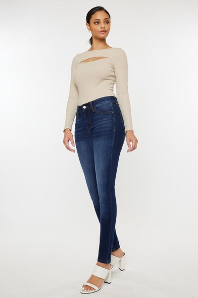 Mid Rise Gradient Skinny Jeans - Bottoms - Pants - 6 - 2024