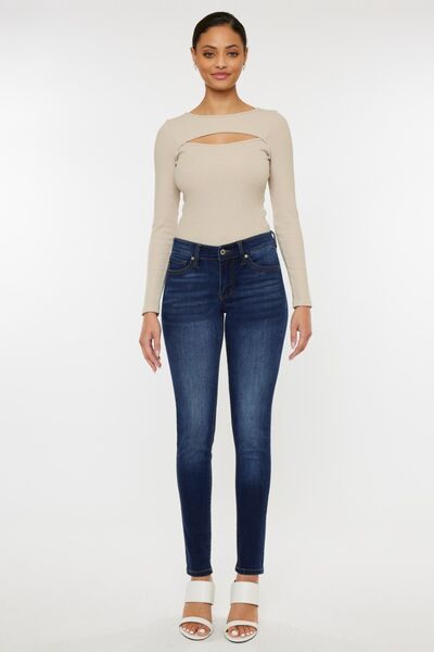 Mid Rise Gradient Skinny Jeans - Bottoms - Pants - 3 - 2024