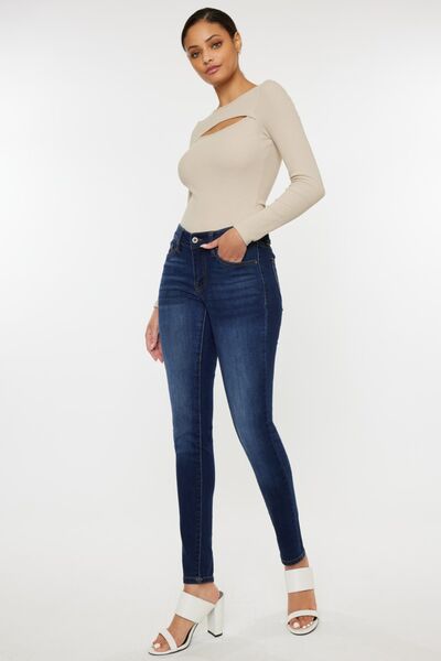 Mid Rise Gradient Skinny Jeans - Bottoms - Pants - 5 - 2024