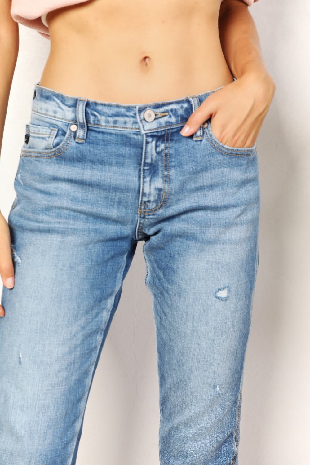 Mid Rise Slim Boyfriend Jeans - Bottoms - Pants - 10 - 2024