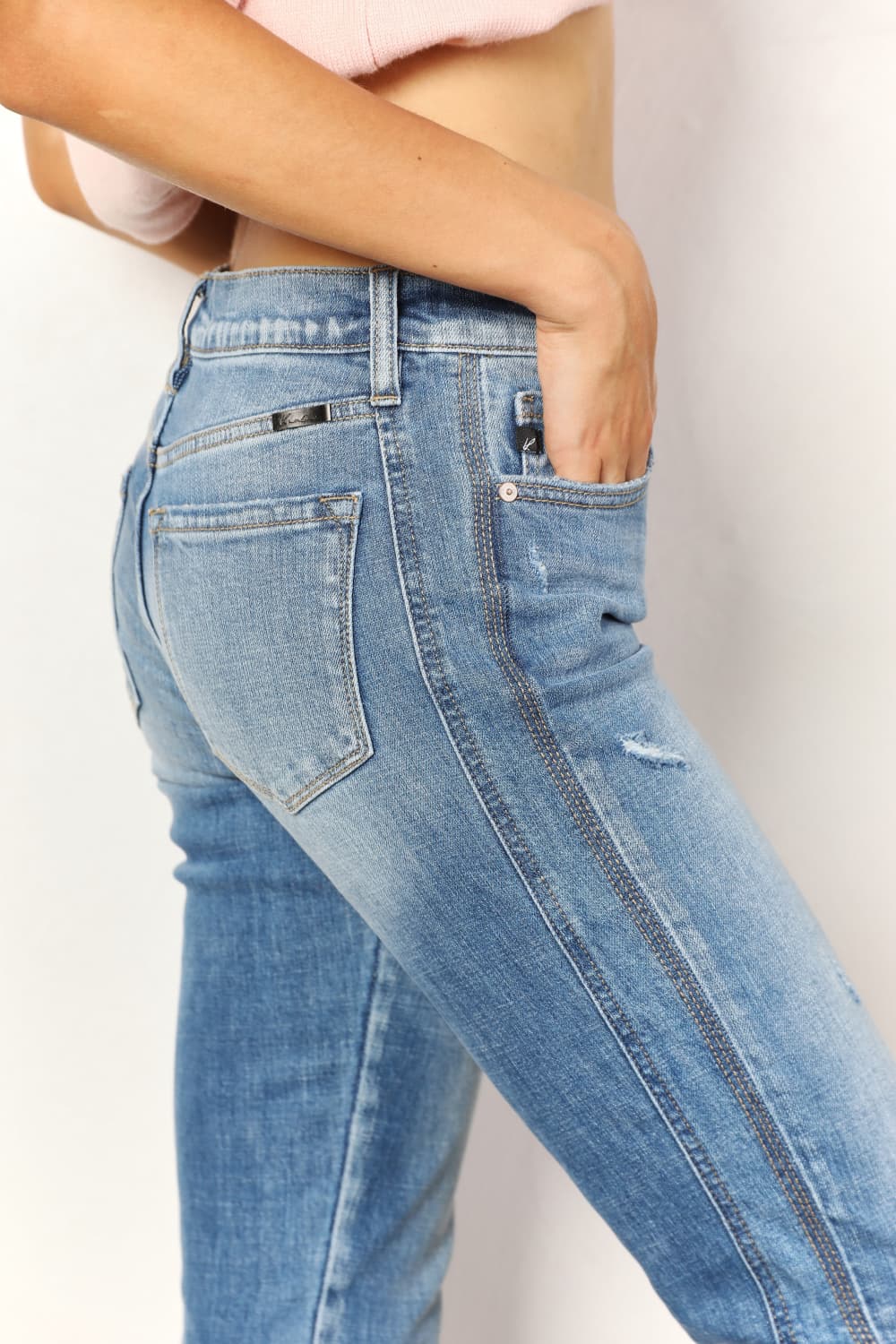 Mid Rise Slim Boyfriend Jeans - Bottoms - Pants - 11 - 2024