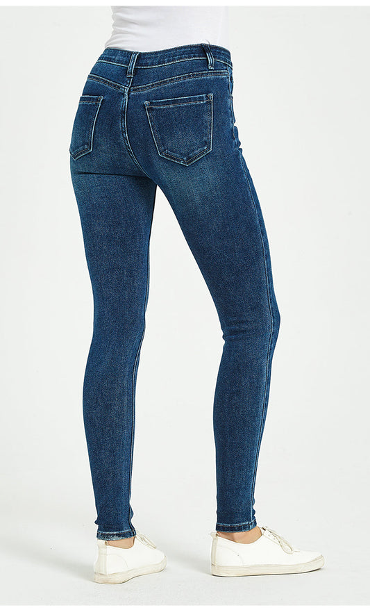 Mid-Rise Waist Skinny Jeans - Bottoms - Pants - 2 - 2024