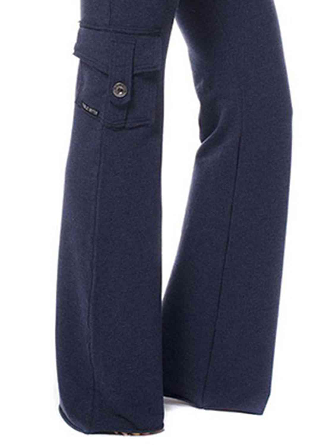 Mid Waist Pants with Pockets - Bottoms - Pants - 7 - 2024