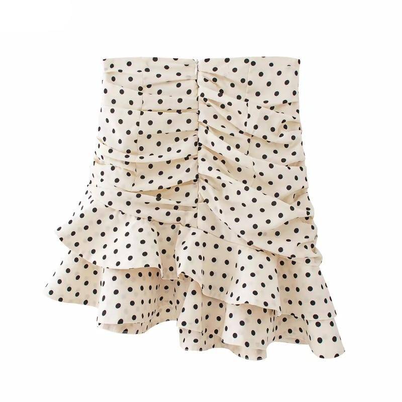 Mini Polka Dot Ruffle Skirt - Bottoms - Clothing - 3 - 2024