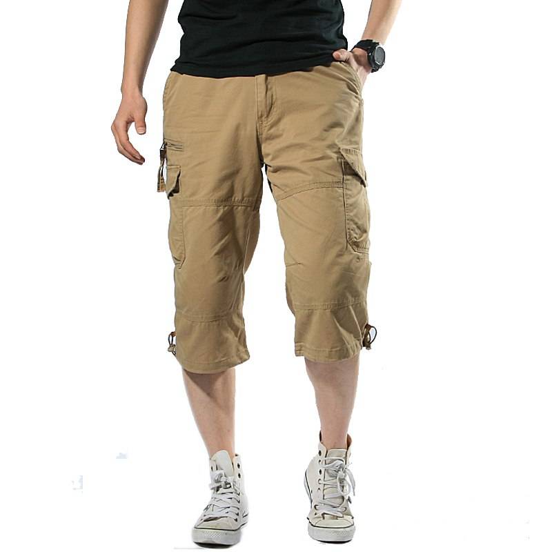 Multi Pocket Capris - Khaki / 39 - Bottoms - Shorts - 9 - 2024