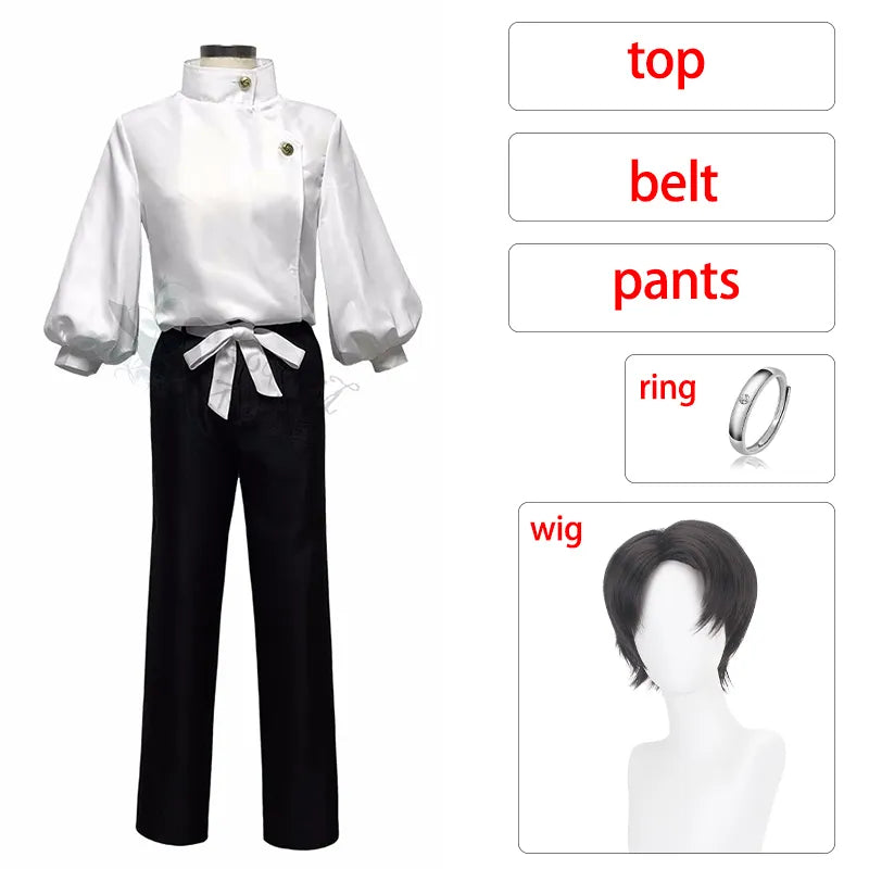 Okkotsu Yuta Cosplay Costume - Jujutsu Kaisen Anime Uniform - Style 1 / S / Jujutsu Kaisen - Bottoms - Costumes - 7