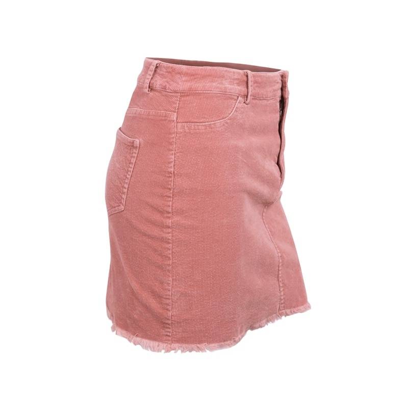 Pink Corduroy Mini Skirt - Bottoms - Skirts - 10 - 2024