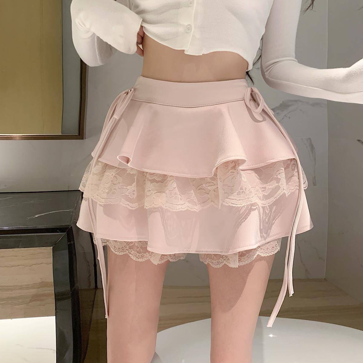Pink Ruffle Mini Skirt - Bottoms - Skirts - 11 - 2024