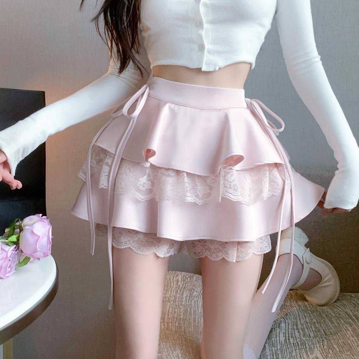 Pink Ruffle Mini Skirt - Bottoms - Skirts - 20 - 2024